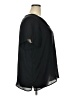 Old Navy 100% Polyester Black Short Sleeve Blouse Size XXL - photo 4