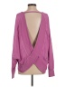 Free People Purple Pullover Sweater Size S - photo 2