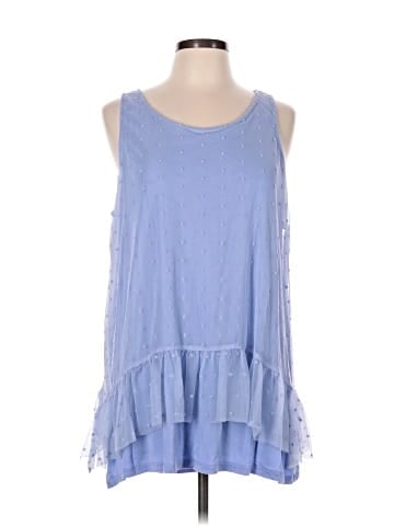 LOGO by Lori Goldstein Sleeveless Blouse (view 1)