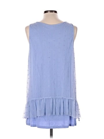 LOGO by Lori Goldstein Sleeveless Blouse (view 2)