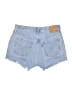 Levi's 100% Cotton Blue Denim Shorts Size 28 waist - photo 2