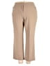JM Collection Solid Tan Khakis Size 18 - photo 1
