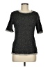 CAbi Silver Short Sleeve Top Size M - photo 1