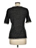 CAbi Silver Short Sleeve Top Size M - photo 2