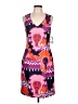Muse Graphic Purple Cocktail Dress Size 12 - photo 1