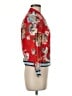 River Island 100% Polyester Print Red Jacket Size 6 - photo 4