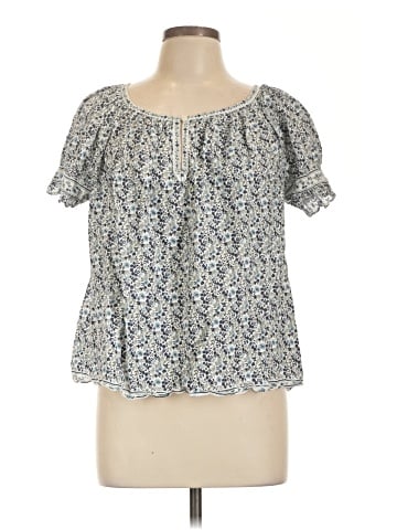 Max Studio Short Sleeve Blouse (view 1)