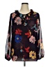 CAbi 100% Polyester Black Long Sleeve Blouse Size XL - photo 1