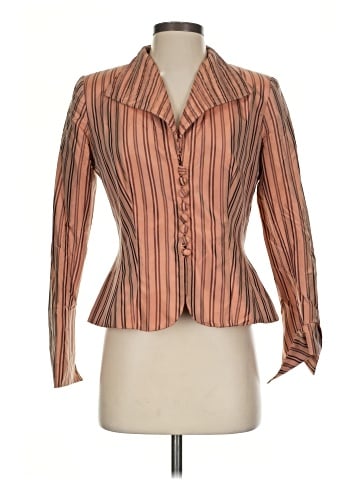 Kay Unger Long Sleeve Silk Top (view 1)