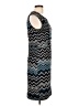 En Focus Studio 100% Polyester Chevron-herringbone Teal Cocktail Dress Size 10 - photo 4