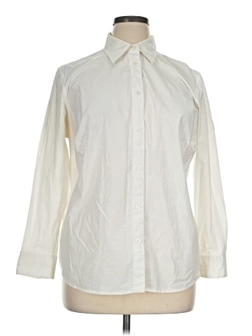 Lauren by Ralph Lauren Long Sleeve Button-Down Shirt (view 1)