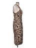 DKNY Animal Print Leopard Print Brown Casual Dress Size 6 - photo 4