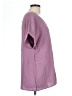 BLOOMCHIC 100% Polyester Purple Short Sleeve Blouse Size 10 - photo 4