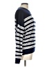 Madewell 100% Merino Wool Stripes Blue Wool Pullover Sweater Size L - photo 4