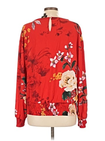 JM Collection Long Sleeve Blouse (view 2)