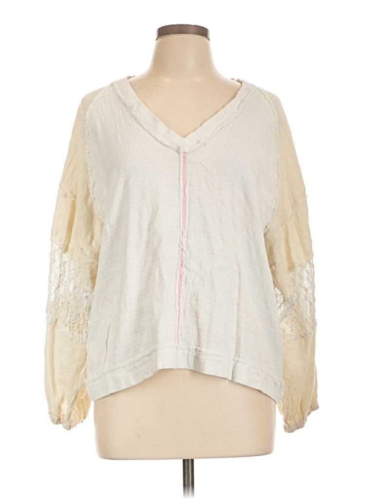 Pre-owned Pol Cardigan Sweater In Ivory