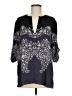 BCBGMAXAZRIA 100% Polyester Blue 3/4 Sleeve Blouse Size M - photo 1