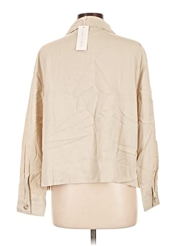 Cozy Earth 3/4 Sleeve Button-Down Shirt (view 2)