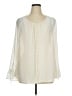 ModCloth 100% Polyester Ivory 3/4 Sleeve Blouse Size 1X - photo 1