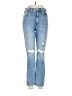 True Religion Hearts Blue Jeans Size 27 waist - photo 1