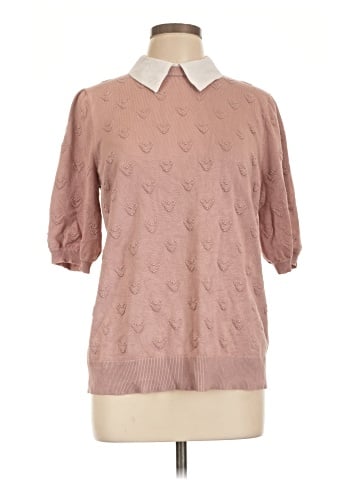 Cable & Gauge 3/4 Sleeve Blouse (view 1)