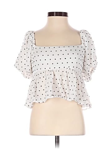 Audrey Parks x Francesca's Short Sleeve Blouse (view 1)