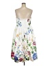 Unbranded Floral White Cocktail Dress Size 3X - photo 2