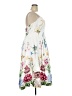 Unbranded Floral White Cocktail Dress Size 3X - photo 4