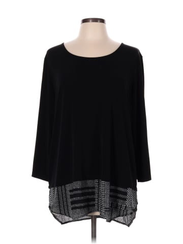 Susan Graver 3/4 Sleeve Top (view 1)