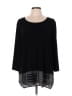 Susan Graver Black 3/4 Sleeve Top Size L - photo 1