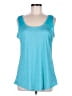 Columbia 100% Polyester Teal Tank Top Size L - photo 1