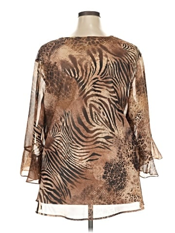 Fashion Bug 3/4 Sleeve Blouse (view 2)
