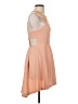 BCBGeneration 100% Polyester Solid Tan Cocktail Dress Size 2 - photo 4