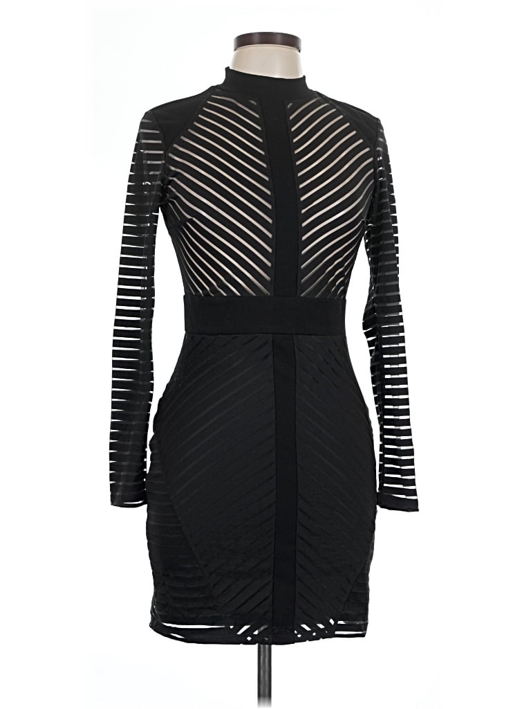 Pre-owned Iris Cocktail Dress In Black