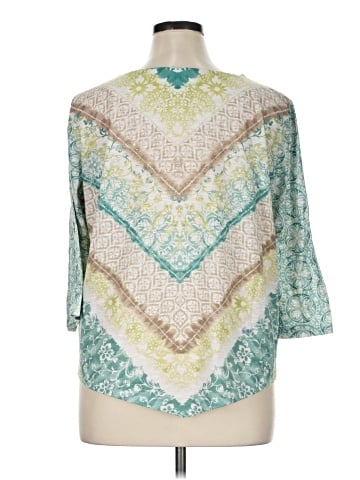Alfred Dunner 3/4 Sleeve Blouse (view 2)