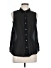 H&M 100% Polyester Black Sleeveless Blouse Size 12 - photo 1