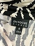 En Focus Studio Animal Print Black Cocktail Dress Size 6 - photo 7