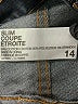 Joe Fresh Chevron-herringbone Blue Jeans Size 14 - photo 8