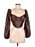Steve Madden 100% Polyester Brown Jacket Size M - photo 1