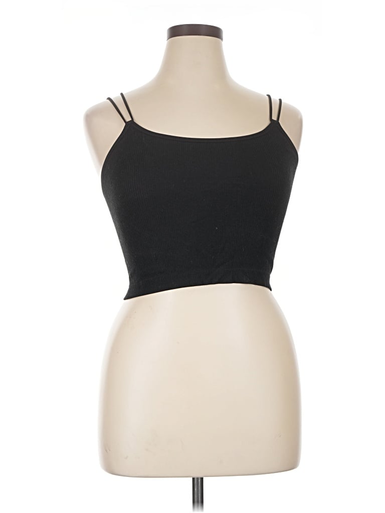 Pre-owned Colsie Tank Top Black Strapless Neckline Tops