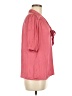 Paige Pink Short Sleeve Blouse Size M - photo 4