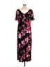 Connected Apparel Floral Black Casual Dress Size 20 - photo 2