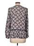 Daniel Rainn 100% Rayon Blue Long Sleeve Blouse Size L - photo 2