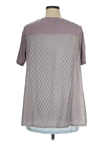 LOGO by Lori Goldstein Short Sleeve T-Shirt (view 2)