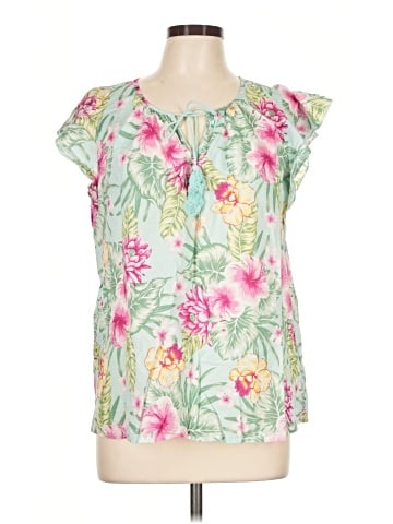 Land' n Sea Short Sleeve Blouse (view 1)