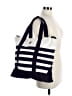 Tommy Hilfiger 100% Polyester Stripes Gray Tote One size - photo 2