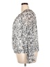 Nine West 100% Polyester Silver Long Sleeve Blouse Size XXL - photo 5