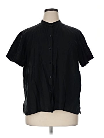 Eileen Fisher Short Sleeve Blouse (view 1)