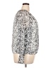 Nine West 100% Polyester Silver Long Sleeve Blouse Size XXL - photo 4
