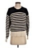 J.Crew 100% Cotton Stripes Black Pullover Sweater Size XXS - photo 1